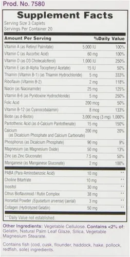 Vista 2 de Nature's Bounty Hair, Skin and Nails, 60 cápsulas, 2
