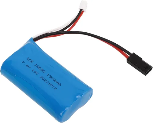 Vista 7 de Oumefar Batería de litio de 7.4V 1500mAh y batería de repuesto de batería de litio para coche RC