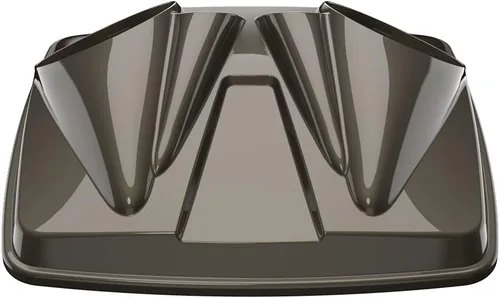 Vista 26 de Tapas de altavoz dobles de 8 pulgadas a juego para Advanblack/OEM Harley Rushmore estilo Razor, Chopped & King Tour Pak Whisky ámbar