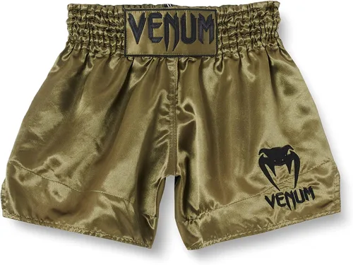 Vista 15 de Venum Muay Thai Shorts Clásico Negro/Dorado