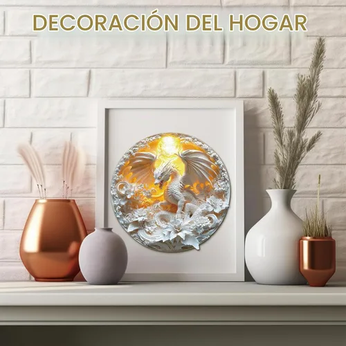 Vista 6 de KAAYEE - Rompecabezas de madera para adultos, rompecabezas de dragón feroz de 8.4 x 8.4 pulgadas, 99 piezas