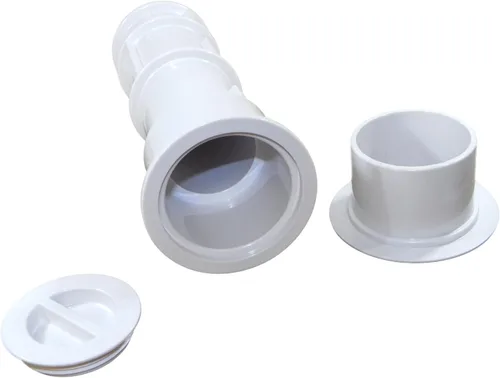 Vista 3 de AquaStar US101 7.5" Paraguas Soportes con Manga y Tapa Central - Blanco