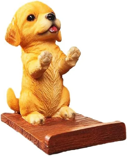Vista 5 de Soporte para teléfono celular para cachorros, soporte para teléfono inteligente para escritorio, Chihuahua