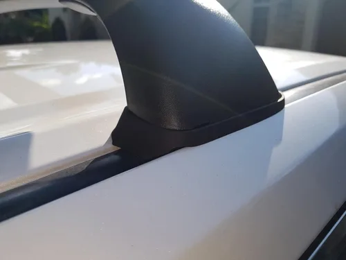 Vista 4 de BRIGHTLINES Barras Transversales Aero para Portaequipajes en el Techo, Reemplazo para Toyota Highlander LE y LE Plus 2014-2019
