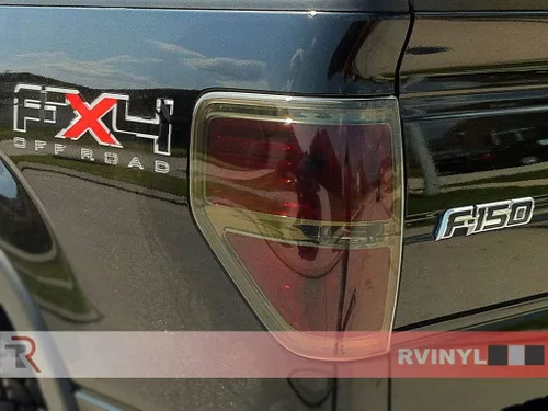 Vista 8 de Rvinyl Cubiertas de tinte de luz trasera compatibles con Ford Shelby GT500 2010-2012 - Humo