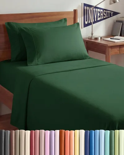 Vista 171 de Juego de sábanas Twin de 4 piezas - Cómodo, transpirable y refrescante - Juego de ropa de cama de lujo de hotel ultrasuave con bolsillos profundos