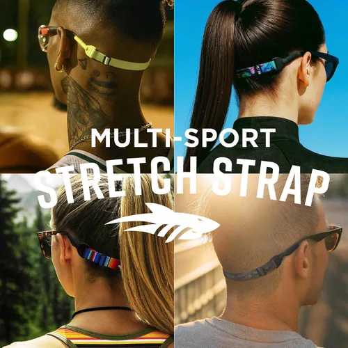 Vista 8 de Pilotfish Correas flexibles para gafas, ajustables para deportes, se adaptan a anteojos y lentes de sol