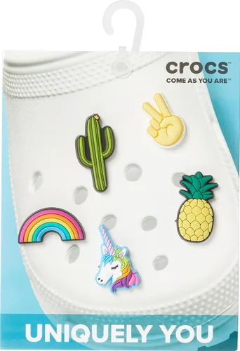 Vista 7 de Crocs Jibbitz - Paquete de 5 dijes para zapatos de unicornio Jibbitz S