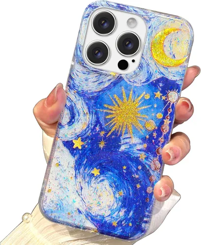 Vista 40 de I-MGAE-IN-AR Funda compacta para iPhone 12 Pro, diseño colorido de flores iridiscentes, holográfica, brillante, bonita funda para iPhone 12