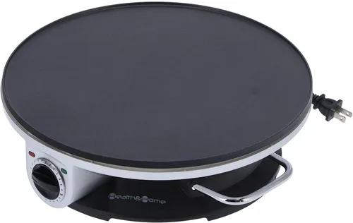 Vista 5 de Máquina de panqueques Fabricante de enchufes Utensilios para hornear Fabricante de panqueques para el hogar Material Crepe Maker Grill Aluminio