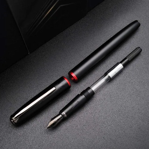 Vista 3 de czxwyst Picasso 916 Malage - Pluma estilográfica, caja original, nueva versión (rojo apagado, punta media, 0.028 in)