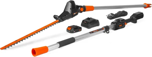 Vista 10 de WEN 4019 Sierra de poste telescópica eléctrica de 8 pulgadas de 6 amperios, eléctrica con cable - Negro y naranja