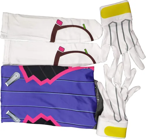 Vista 4 de Disfraz de cosplay para mujer con guantes y calcetines F107