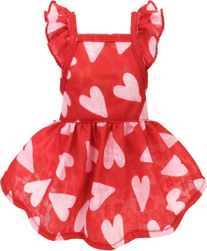 Vista 15 de Fitwarm Vestido de huevo de Pascua para perro, ropa de vacaciones para perros pequeños y niñas, traje de Pascua para mascotas, rosa, amarillo