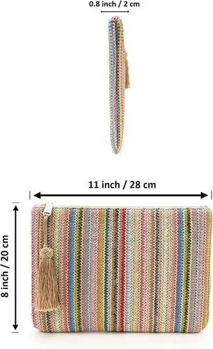 Vista 3 de Bolso de mano para mujer, bolso de verano, bolso de noche pequeño