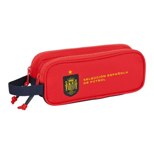 Vista 2 de Estuche Escolar RFEF Rojo Azul (21 x 8 x 6 cm)