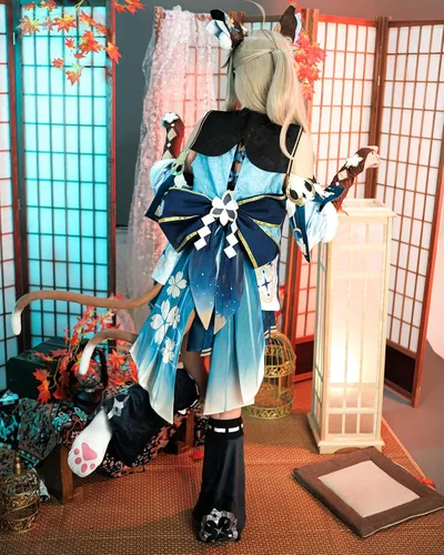 Vista 3 de NSPSTT Genshin Impact Cosplay - Disfraz de todos los personajes, juego completo, disfraz de Halloween para mujeres y hombres