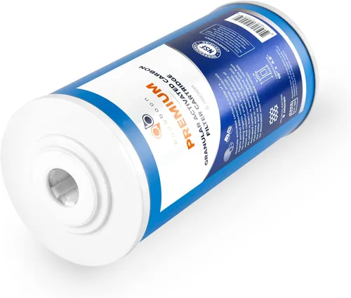 Vista 6 de Aquaboon Cartucho de filtro de agua de carbón activado granular de 5 micras de 10 x 4.5 pulgadas, repuesto de filtro de agua para toda la casa