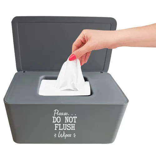 Vista 7 de Moorfowl Dispensador de toallitas de bebé para baño, no enjuagues, tamaño superior