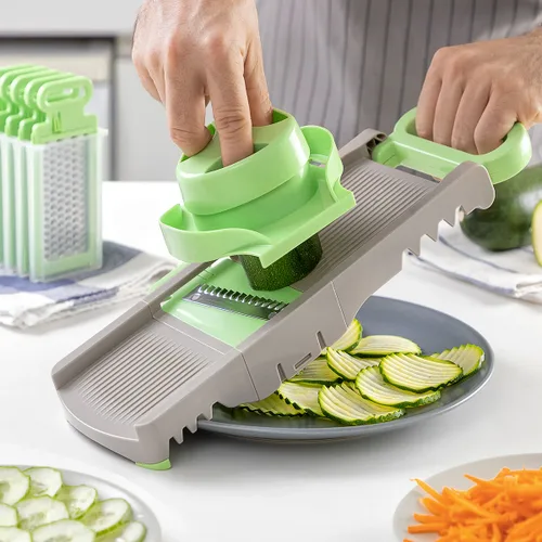 Vista 2 de Mandolina-Rallador Plegable 6 en 1 Choppie InnovaGoods
