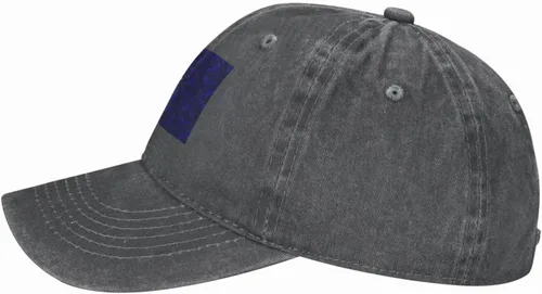 Vista 3 de Bonnie Blue Flag with Polygon Effect Baseball Cap for Men Women Hats Adjustable Vintage Cowboy Hat Dad Caps