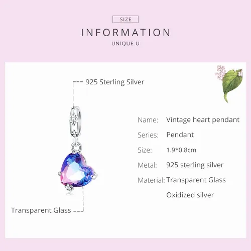 Vista 5 de MOWIMO Dije de plata de ley 925 con dije de gato de ojo malvado, atrapasueños, corazón, corazón, pata de amor, dije para pulsera original, Circonita
