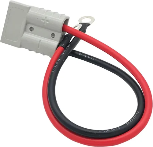 Vista 4 de La batería eléctrica del enchufe de carga de la carretilla elevadora conecta el cable con el conector rápido