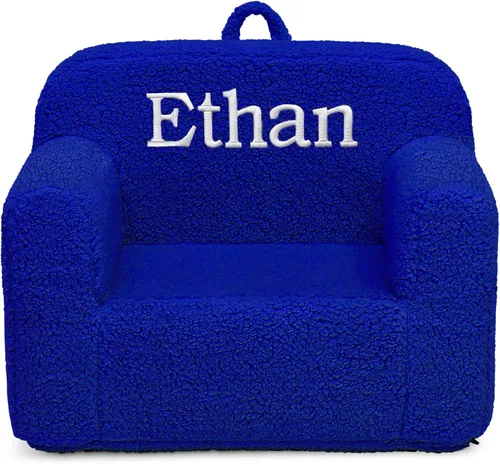 Vista 18 de Delta Children Cozee - Silla Sherpa para leer, con reposabrazos Disponibilidad de cojín, gris