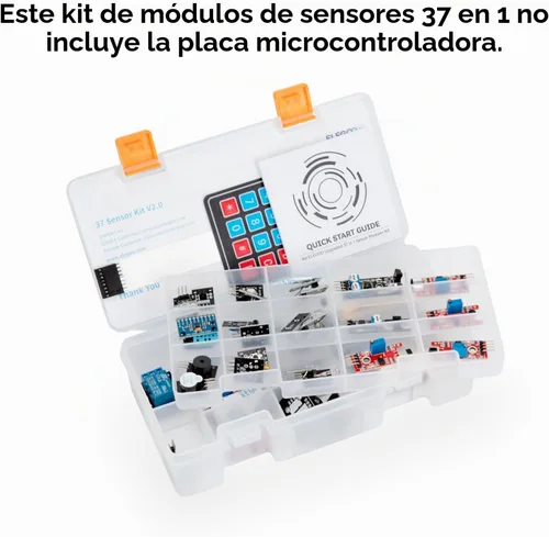 Vista 2 de ELEGOO Kit de módulos de sensor 37 en 1 actualizado con tutorial compatible con R3 MEGA 2560 Nano