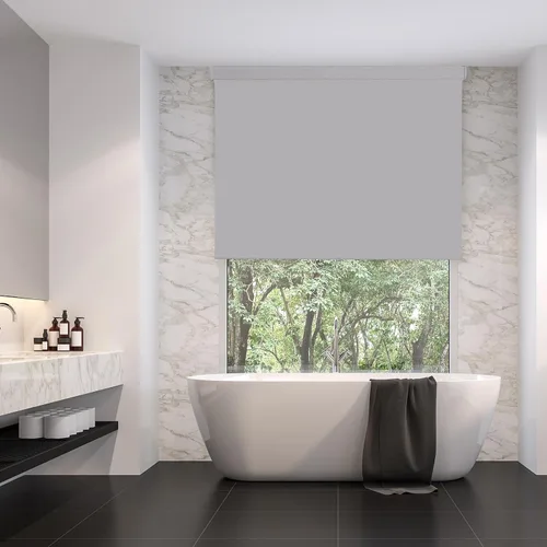 Vista 8 de Persianas enrollables inalámbricas para ventanas, 100% opacas, con aislamiento térmico, protección UV, persianas para ventanas, persianas