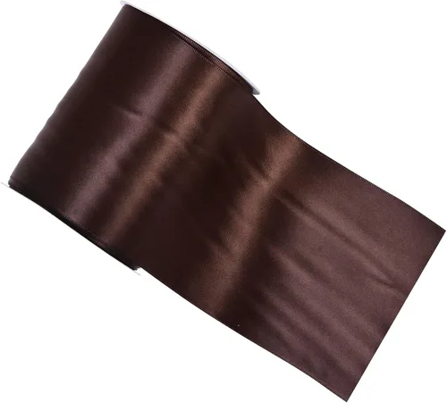 Vista 55 de YAMA Cinta de satén de doble cara, 1 1/2 pulgadas, 25 yardas para envolver regalos, color negro