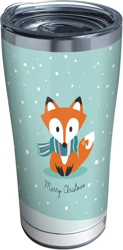 Vista 11 de Tervis Vaso aislado de doble pared con aislamiento de Navidad de zorro hecho en Estados Unidos mantiene las bebidas frías y calientes, 16 onzas