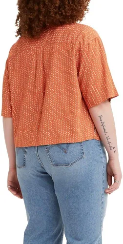 Vista 2 de Levi's Camisa de resort con botones Nia para mujer de talla grande