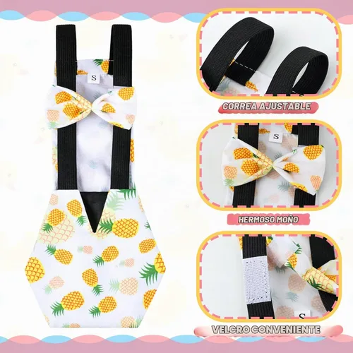 Vista 7 de DoubleFill 6 piezas de pañales para pollos para gallinas, gallos, patos reutilizables lavables con lazada para patitos, gallinas, gansos, aves
