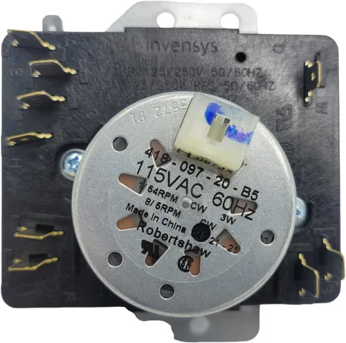 Vista 4 de Temporizador de secadora 115VAC 60Hz 3W Reemplazo para Whirlpool W10186032, WPW10186032, 2116926, AH3500198, EA3500198, PS3500198