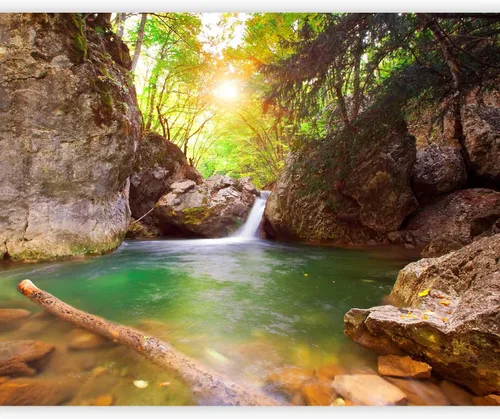 Vista 16 de artgeist Mural de Pared Cascada 118x91 pulgadas - XXL Papel Tapiz No Tejido Vellón Decoración de Pared Impresión Fotográfica Imagen Fotografía #05