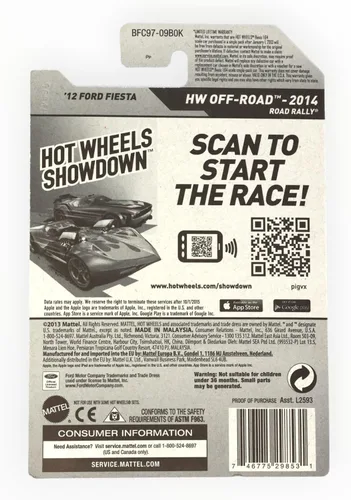 Vista 2 de Hot Wheels Treasure Hunt Hunt 2014 Off-Road - Ford Fiesta '12 (blanco)