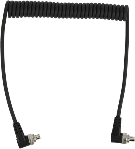 Vista 2 de Cable de sincronización de línea flash de PC a PC, 39.4 in, macho a macho, cable de sincronización de PC para cámara y luz de flash, cable