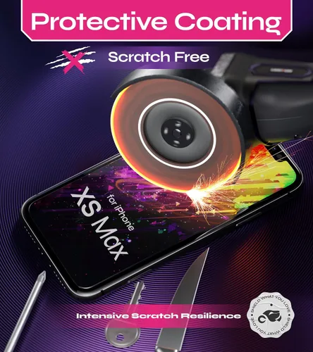 Vista 8 de Defenslim Protector de pantalla para iPhone XS Max (paquete de 2), kit de instalación de fácil alineación automática, vidrio templado de 6.5