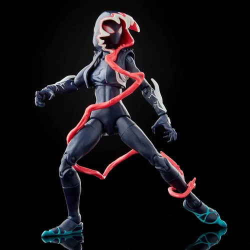 Vista 5 de Marvel Hasbro Legends Series Venom - Figura de acción coleccionable de 6 pulgadas, juguete, Ghost-Spider, diseño premium, negro
