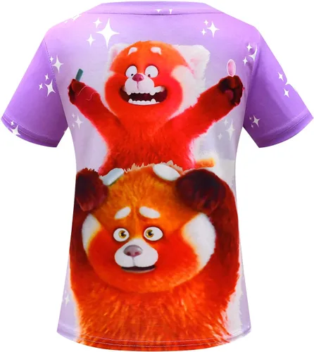 Vista 2 de Yidasloox Lindas camisetas de verano de dibujos animados para niños pequeños