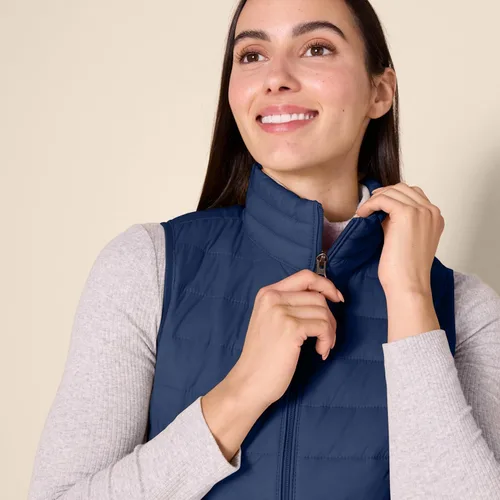 Vista 4 de Tienda Essentials Womens Lightweight Water-Resistant Packable Puffer Vest