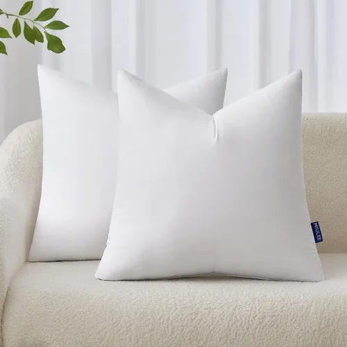 Vista 11 de MIULEE - Relleno de cojín cuadrado, cojín decorativo para cama, sillón y sofá, 12 x 12 pulgadas