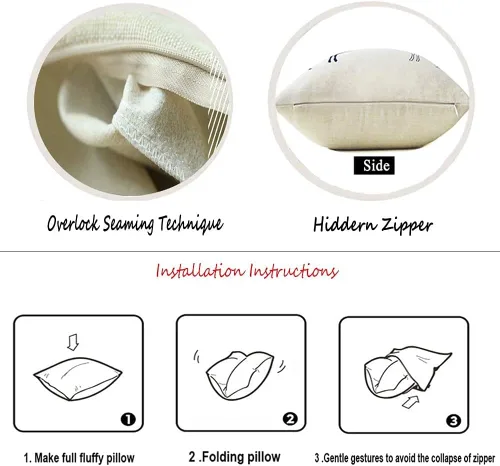 Vista 3 de Fundas de almohada decorativas rústicas de Aqua y blanco a cuadros estilo búfalo para sofá, funda de almohada para granja, decoración