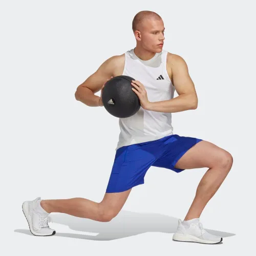 Vista 4 de adidas Men's Training Essentials Feel Ready Logo Sleeveless T-Shirt