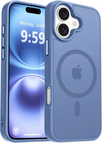 Vista 56 de MOCCA - Funda magnética resistente para iPhone XR de 6.1 pulgadas, compatible con MagSafe, funda con protección contra caídas de grado militar