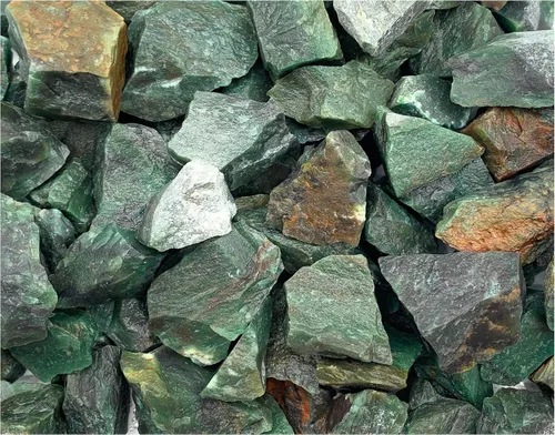 Vista 11 de Fantasia Materiales: 1 lb Ágata Gris Piedras en bruto de la India