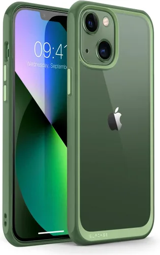 Vista 8 de SUPCASE Unicorn Beetle Style Series - Funda para iPhone 13 (versión 2021) de 6.1 pulgadas, funda protectora híbrida transparente prémium (negro)