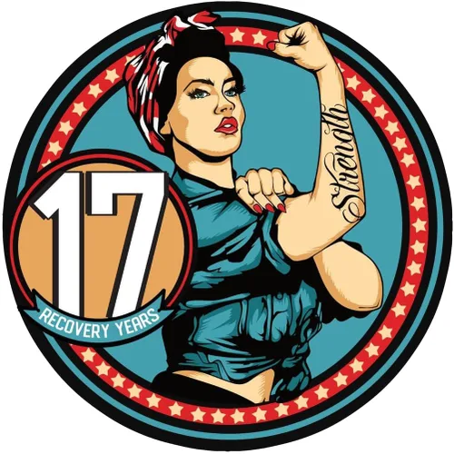Vista 29 de Sobriety Coin – Rosie Strength Tattoo Recovery AA Chip, medallón de alta resistencia, regalo perfecto para cualquier persona en recuperación