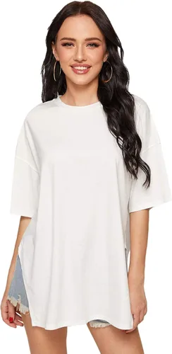 Vista 4 de Floerns Camiseta básica de manga corta para mujer